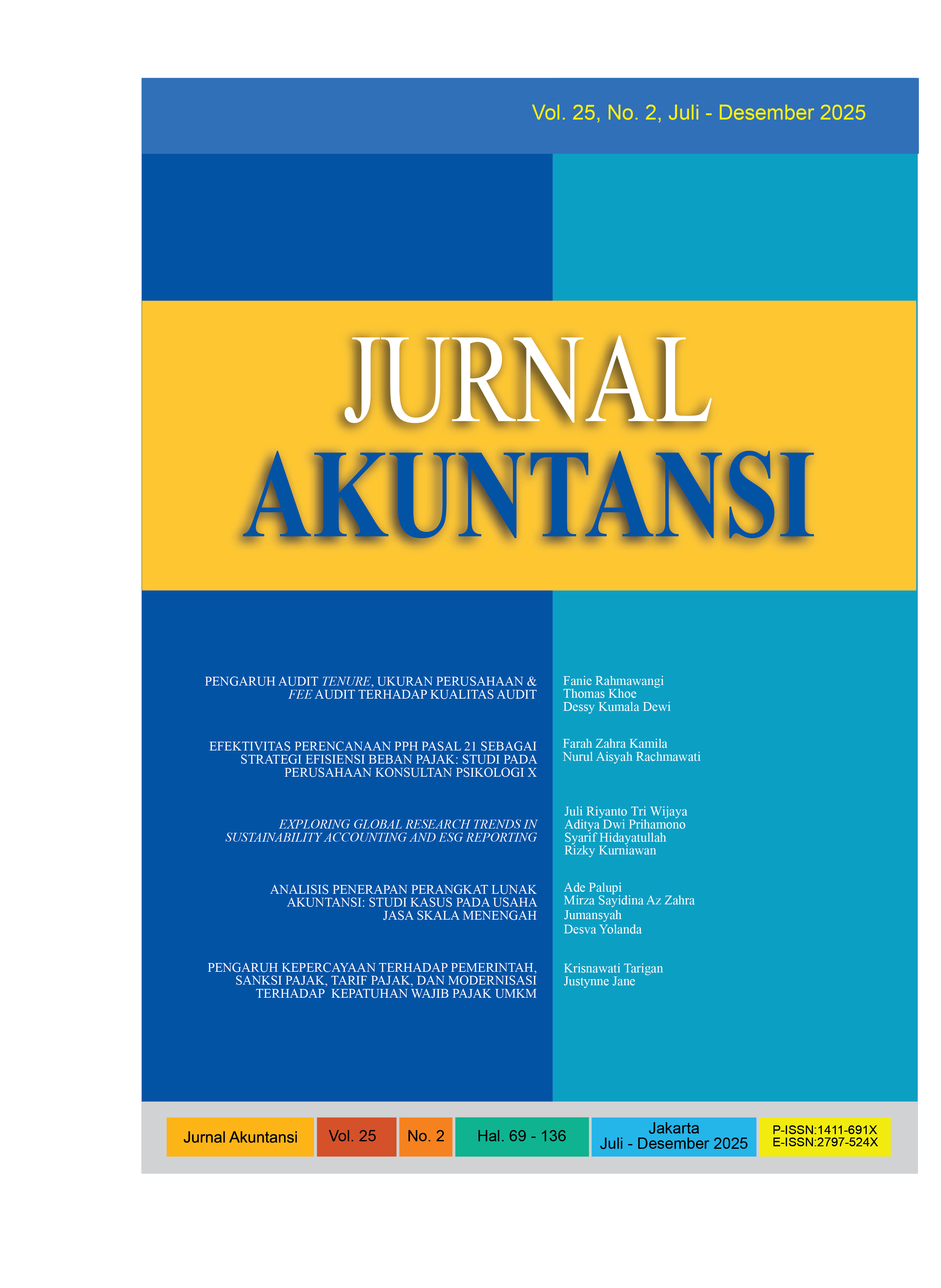 					View Vol. 25, No. 2, Juli - Desember 2025
				