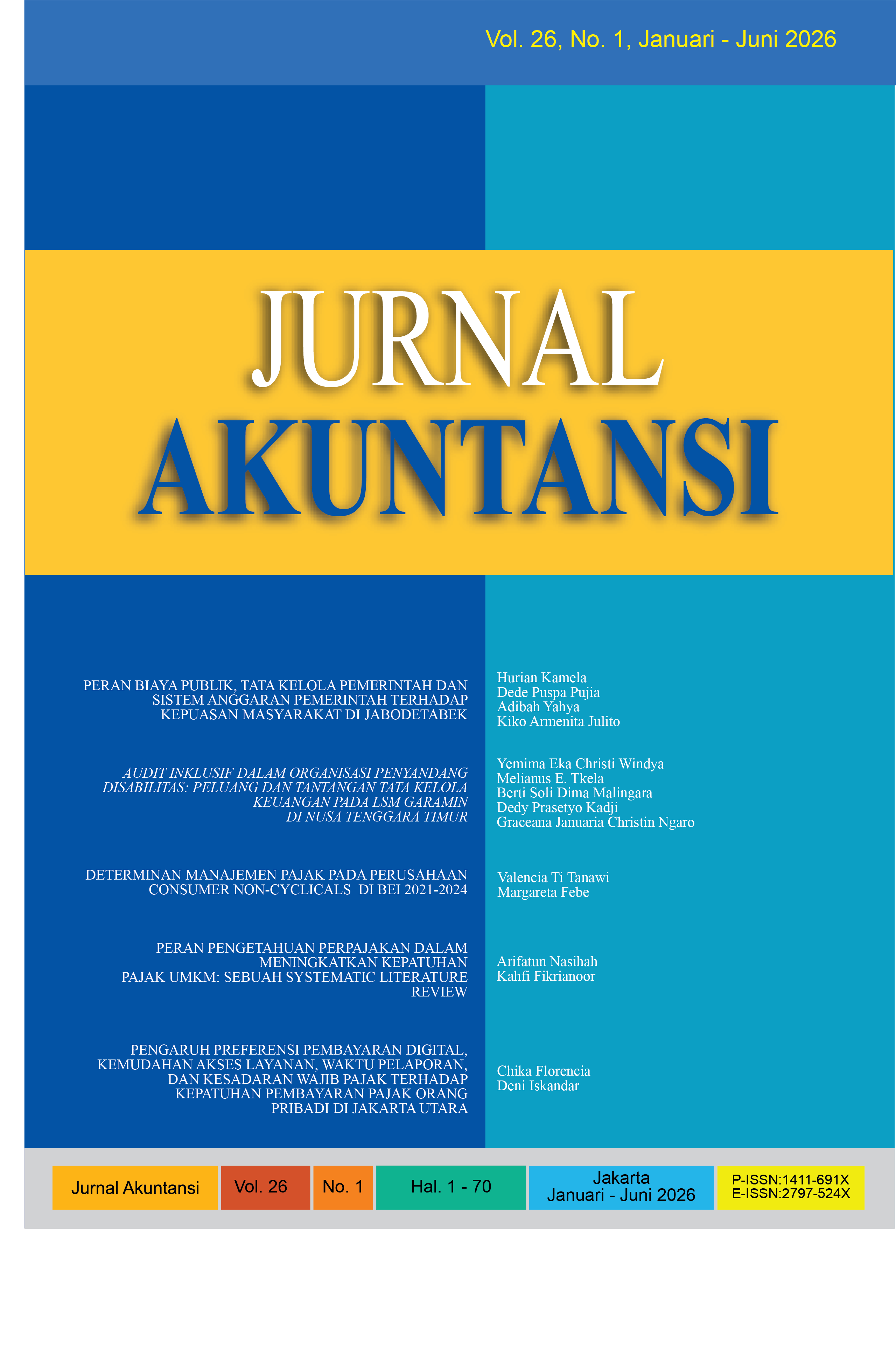 					View Vol. 26, No. 1, Januari - Juni 2026
				